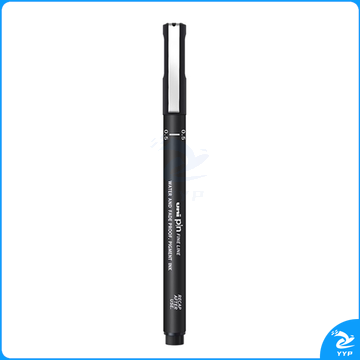 三菱 uni 拔帽超细广告笔 PIN-05-200 0.5mm (黑色) 12支/盒