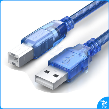 山泽 SAMZHE USB打印机线 USB2.0方口连接线 公B公 AM/BM BA-750 5米
