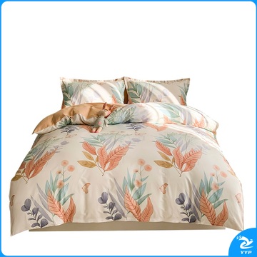 伊伊爱 纯棉花曳系列四件套 TJ0HG02100723 2000*2300mm(被套:200*230cm 床单:245*250cm 枕套:48*74cm*2) (花曳) (全棉/盒)