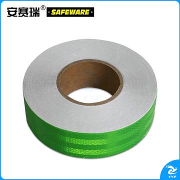 安赛瑞14356晶格反光警示胶带绿（卷）