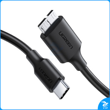 绿联 UGREEN Type-C转Micro Usb3.0硬盘数据线 20103 硬盘连接线 1米