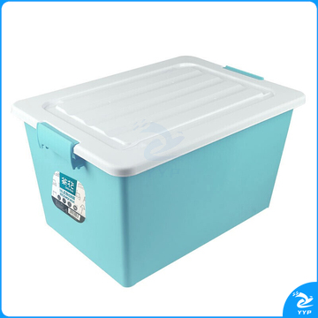 茶花 收纳箱 28011T 塑料 (天蓝色) 35L