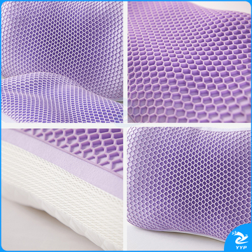 伊伊爱 四代TPE双面释压枕 ZX0XK02300125 40*65*12cm 1350g/个 (经典紫) (袋)