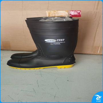 朗莱斯特化工靴  鞋男女中高筒鞋 双 黑色