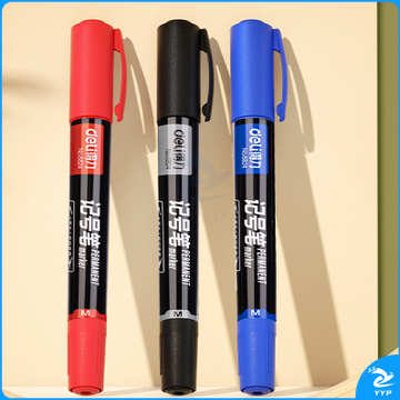 得力6824小双头记号笔0.5mm单位:支)