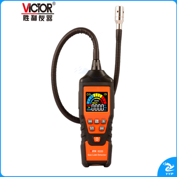 胜利仪器(VICTOR)可燃气体检测仪 探测仪 易燃气溶度检测仪 燃气泄漏报警器 检漏仪 VC822D