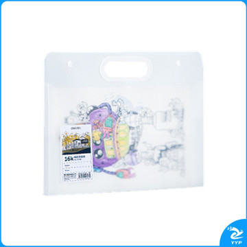 得力72700_16K画稿手提袋(透明)(个)