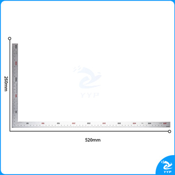 得力工具DL7150钢拐尺250x500mm(单位：把)