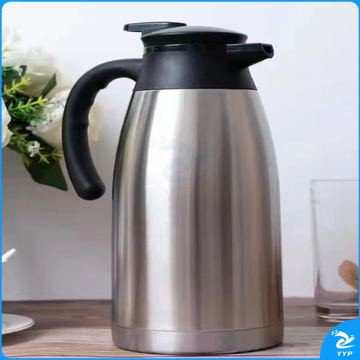双层不锈钢保温壶热水瓶暖壶  钢本色