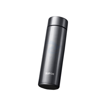 苏泊尔（SUPOR）保温杯316L不锈钢茶水分离儿童男女士便携商务车载水杯陨石灰