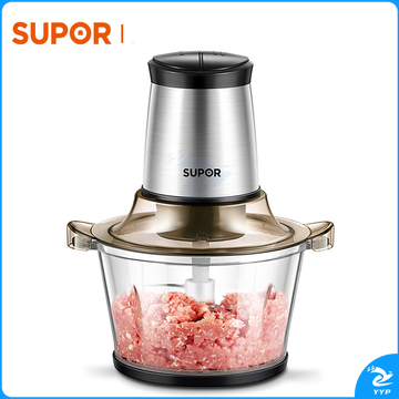 苏泊尔（SUPOR）绞肉机家用电动 不锈钢多能料理机 绞馅机碎肉搅肉机切菜辅食搅拌机JR05-300