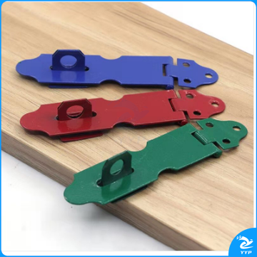 长鑫精选 扣吊 锁鼻子 三色锁扣 吊扣 锁扣 65mm 20个/盒 销售单位：盒