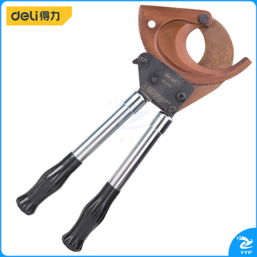 得力工具DL－J75棘轮电缆剪3x120mm或75mm(单位：把)