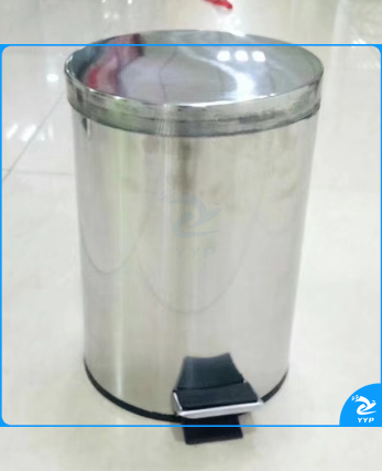 脚踏式不锈钢垃圾桶18L
