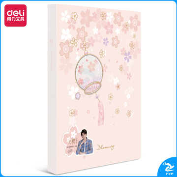 得力72733光樱下40页资料册(红)(个)