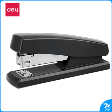 得力20页经典耐用订书机/订书器(适用12#钉) 黑色0425