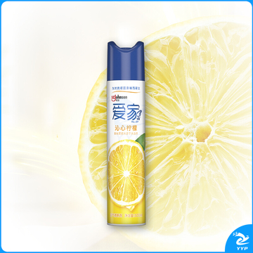 爱家 空气清新剂 柠檬香 320ml 去味