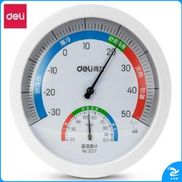 得力9017室内温湿度计(白色)(单位：个)