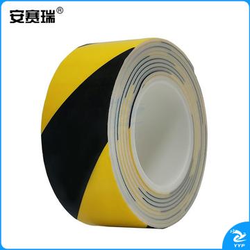 安赛瑞12066防撞缓冲警示胶带防震胶带海绵胶带黄黑（卷）