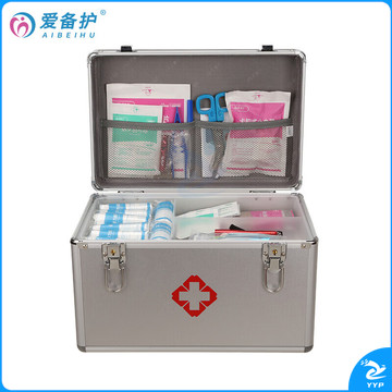 爱备护  急救箱户外药箱全套带药救护药物整理收纳箱急药箱ABH-S003B 1套