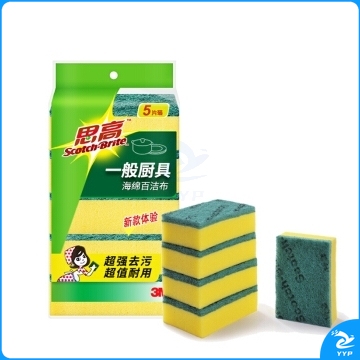 刷碗布 百洁布 海绵百洁布一般厨具家之常备经典款4片装