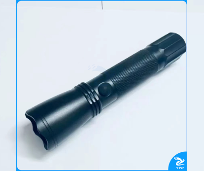 手电筒强光手电筒带指南针LED充电式手电远射便携式手电筒户外野营登山巡逻手电筒海洋王7623