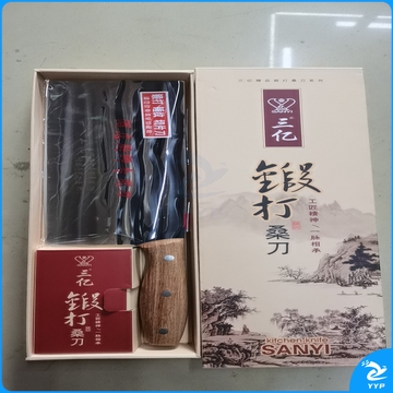 菜刀 桑刀  木柄 不锈钢桑刀 单刀不锈钢厨师专用切片刀