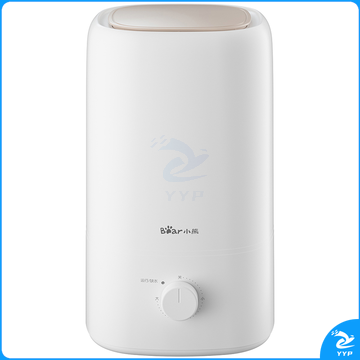 小熊（Bear）加湿器卧室轻音办公室婴儿桌面空气加湿家用大雾量净化上加水5升大容量空调伴侣 JSQ-F50B1带滤芯