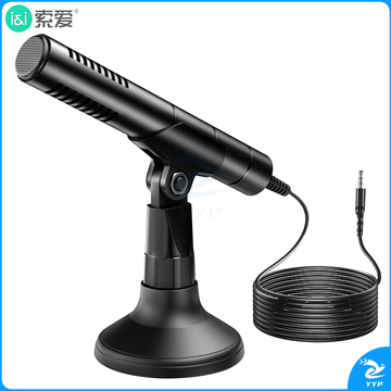 索爱（soaiy）电脑麦克风桌面话筒台式麦克风电脑电容3.5接口 MK6