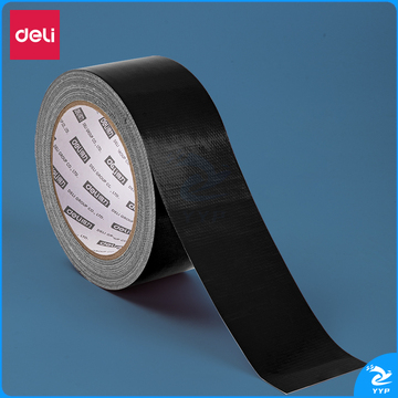 得力52003布基胶带48mm*20m*230μm(黑)(1卷/热缩)(卷)