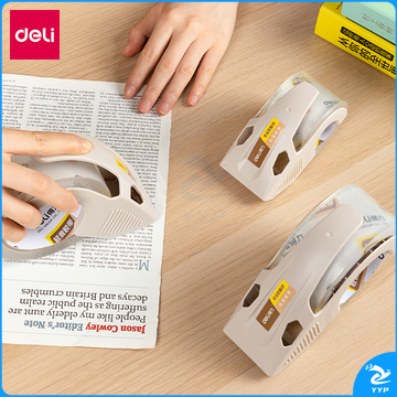 得力30044静音封箱胶带48mm*100m*60μm(透明)(1卷/pcs)  （单位：卷）