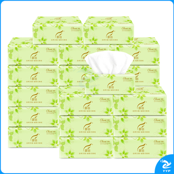 霏羽抽纸3层100抽*24包餐巾纸面巾纸家用纸巾家庭装抽取式 整箱 0550