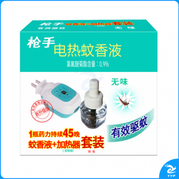 枪手 电热蚊香液1器+1液  驱蚊液蚊不叮电热蚊香液