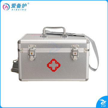爱备护  急救箱户外铝合金全套带药救护药物整理收纳箱急救箱 ABH-S002B