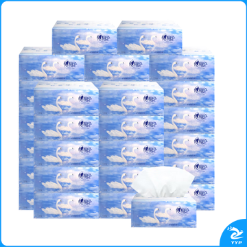 心相印 K120 抽纸硬盒装面巾纸 双层120抽*6盒/提*8提/箱 190mm*210mm(48盒)