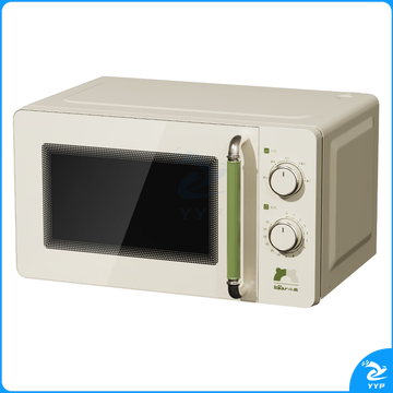 小熊（Bear）轻颜微波炉烤箱一体机 小型家用复古旋钮智能平板加热多功能高频五档火力调控WBL-H20S2