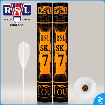 亚狮龙RSL羽毛球鸭毛球12只装/桶耐打飞行稳定比赛训练 SK.7号球 1桶