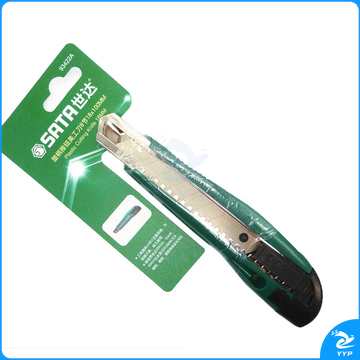 世达SATA-93422A/18MM系列塑柄推钮美工刀(把)