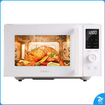 格兰仕（Galanz）不锈钢微波炉家用光波炉烤箱一体机23L平板微烤一体机小森林系列XRA(W0)