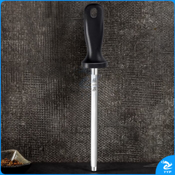 菜刀磨刀器磨刀棒厨房工具家用磨刀石不锈钢速锋磨刀器 速锐8寸磨刀棒