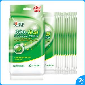 心相印 消毒独立装湿巾 XCA001 10片独立包装 10片/包(100包起送)