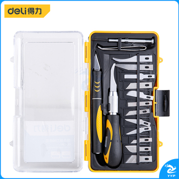 得力工具 DL-DP1 16件套组合刻刀 (单位：盒)