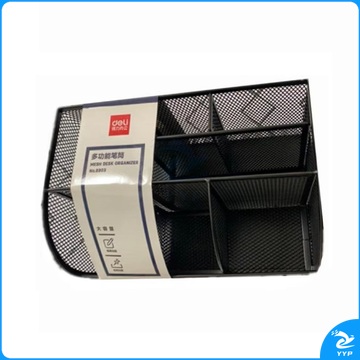 得力8903多功能笔筒（黑）220*140*100mm（单位：只）