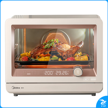 美的（Midea）家用多功能蒸烤箱蒸烤炸一体机S1pro 石墨烯烤管/健康空气炸/高温锁鲜蒸/易清洁