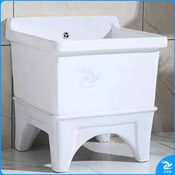 洗拖布池台控墩布池 手动瓷 50cm*39cm*39cm