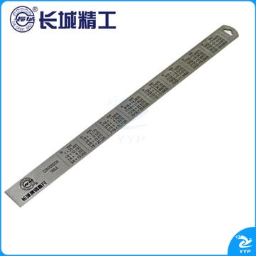 长城精工（thegreatwall） 140505 05系列亚光套红不锈钢直尺 500x27x1mm （单位：个）