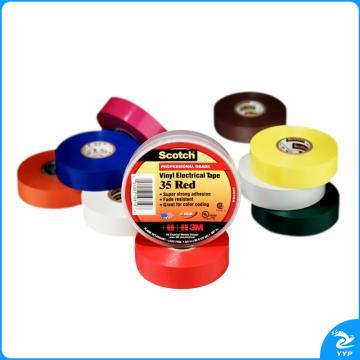 3M 电工胶带，Scotch 35# 红 19mm×20.1m