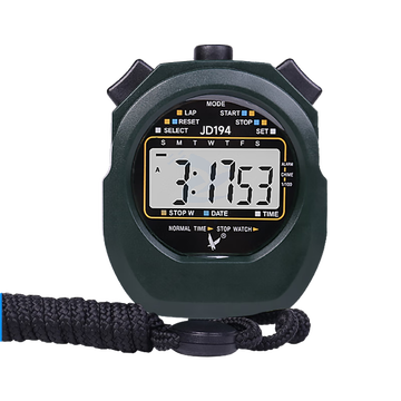 天福秒表多功能计时器单排两道专业计数运动比赛跑步表裁判计时JD-194