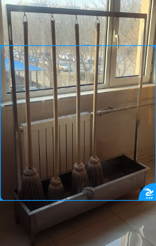 可移动墩布架拖把架挂架定制(0.75m*1.70m)