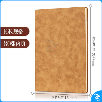 得力（deli）可定制 [4本装]商务笔记本子羊巴皮面本记事本日记本记录本4本16K BP139